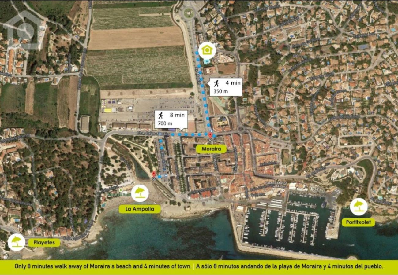 Ferienwohnung in Moraira - Solhabitat Moraira Club Garden